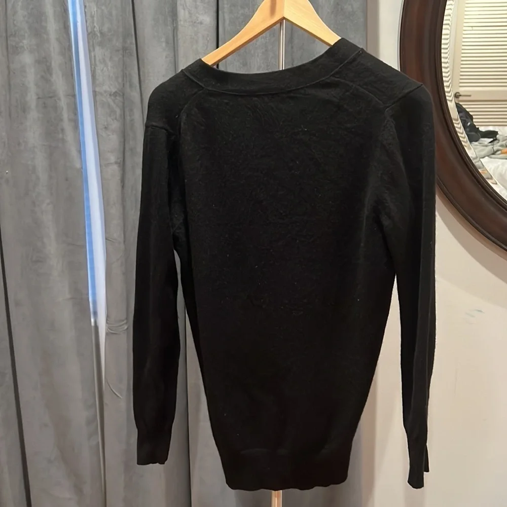J. Crew wool blend black cardigan